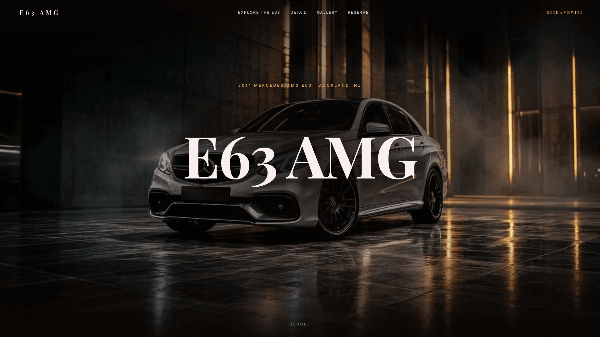 E63 AMG — homepage