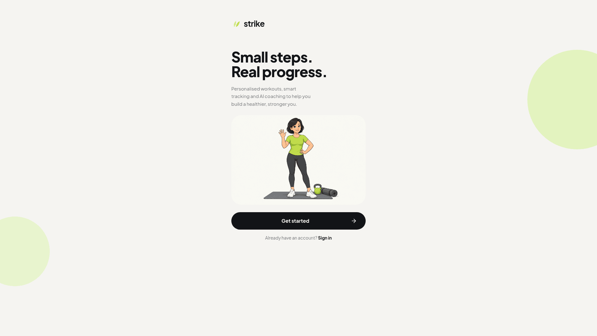 Strike — homepage